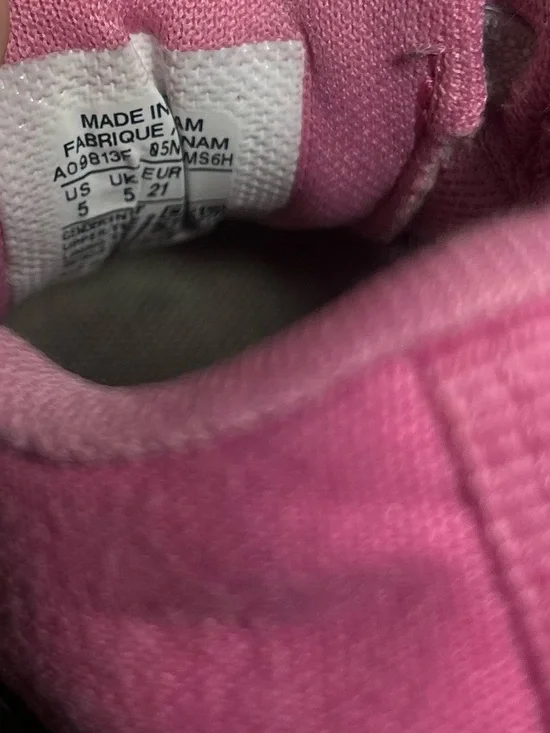 Converse CHUCK TAYLOR ALL STAR OX CORE - TODDLER Pink Low Top Sneaker Sz 5 - Picture 9 of 9